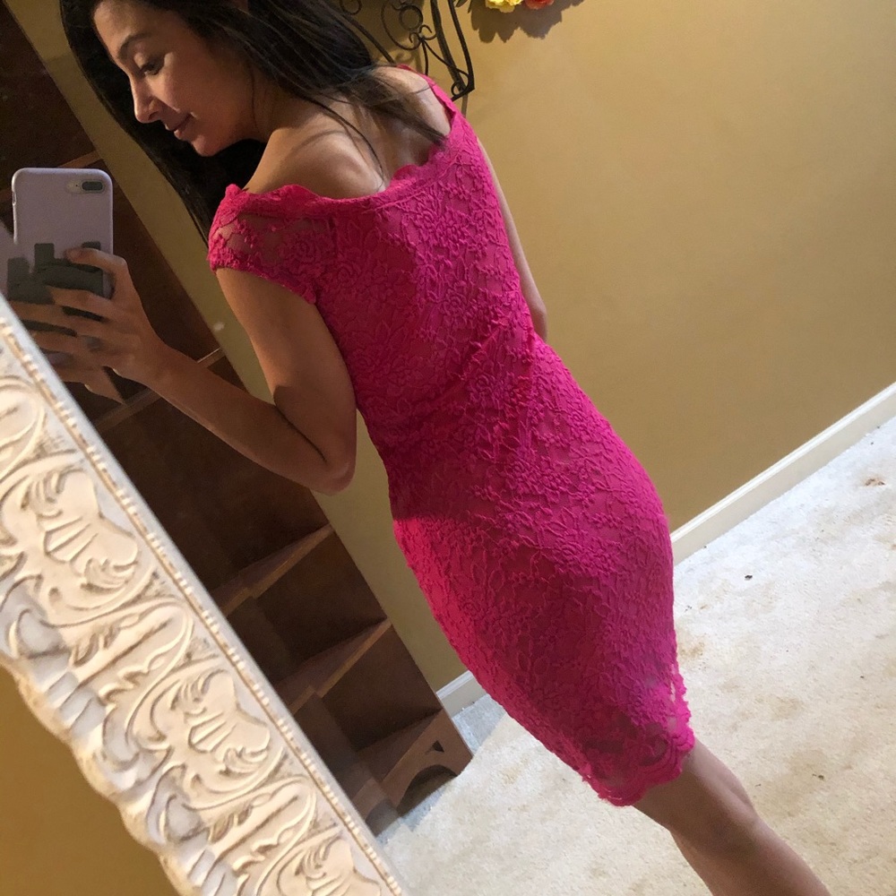 Artifact Pink Lace Dress